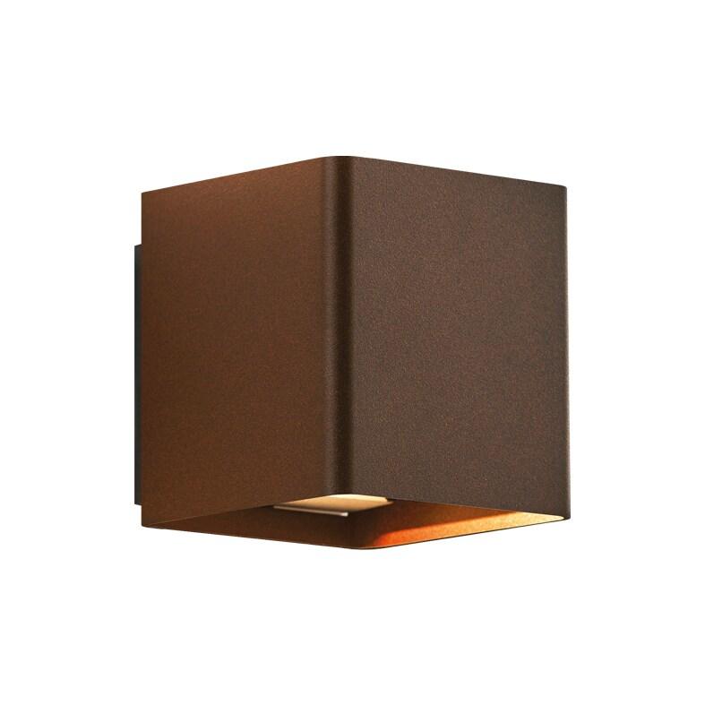 ROSSINI ILLUMINAZIONE Ghee Evo - Applique Extérieure Led 10W Ip65, Orientable 30-130°, 3000K, Corten, Luminaire Design - Groupe Rossini - marron 801_0