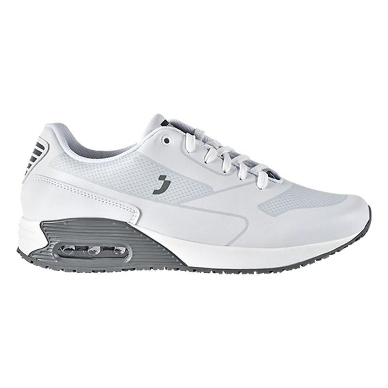 Safety Jogger - Baskets de travail médicales basses sportives à mémoire de forme JUSTIN blanc et gris clair O1 Blanc / Gris clair Taille 47 - 47 ma_0