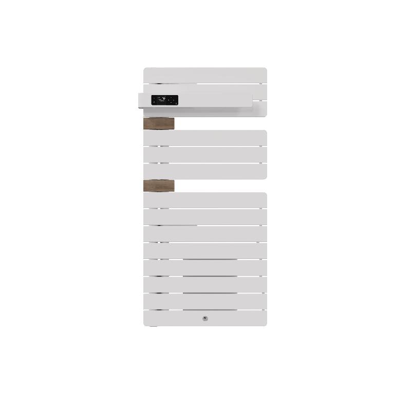 Sèche-serviettes connecté Allure 4 1500W Blanc mat/Chêne Mat à gauche - Thermor - 483310_0