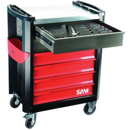 SERVANTE SERVI-630NZ 6 TIROIRS MODULES MOUSSE + 200 OUTILS - SAM