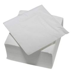 Serviettes de table 2 plis pure ouate - couleur blanc  - 30 x 30 cm - x 2000 - DSTOCK60 - 03701431316803_0