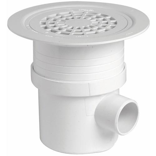 SIPHON DE SOL PVC DOCIA SYSTÈME - GRILLE ALUMINIUM - Ø 192 MM - SITARAL NICOLL