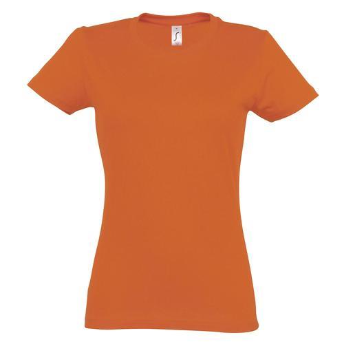 TEE-SHIRT PERSONNALISABLE ACTIVE 190 GFEMME ORANGE