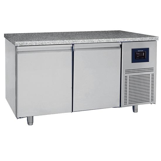 Table réfrigérée pâtisserie 2 portes plan granit 600x400 températur... - PBNZ0002/FN_0