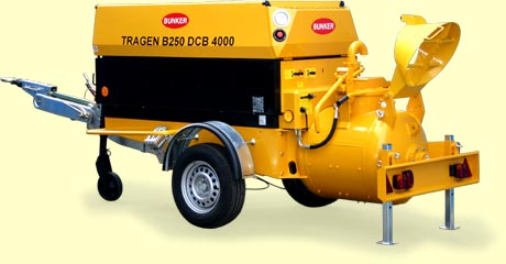 Transporteur de chapes équipée de pelle tractée et de benne de chargement pour une productivité élevée -Tragen B250DC_0