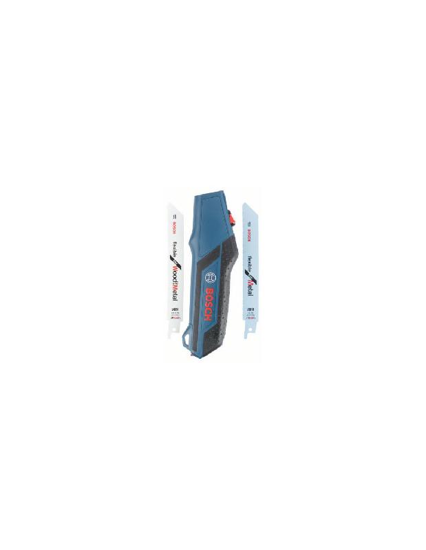 POIGNÉE MANUELLE POUR LAME DE SCIE SABRE + 2 LAMES 150MM - BOSCH - 2608000495
