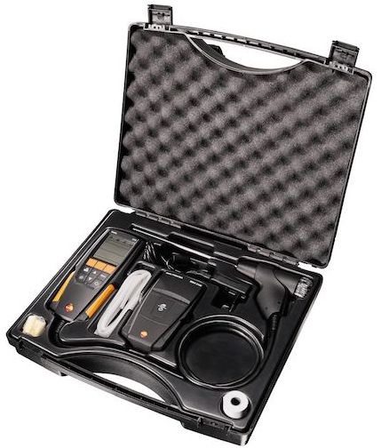 Analyseur de combustion - rendement chaudière - TESTO 310 - compact avec imprimante infrarouge_0