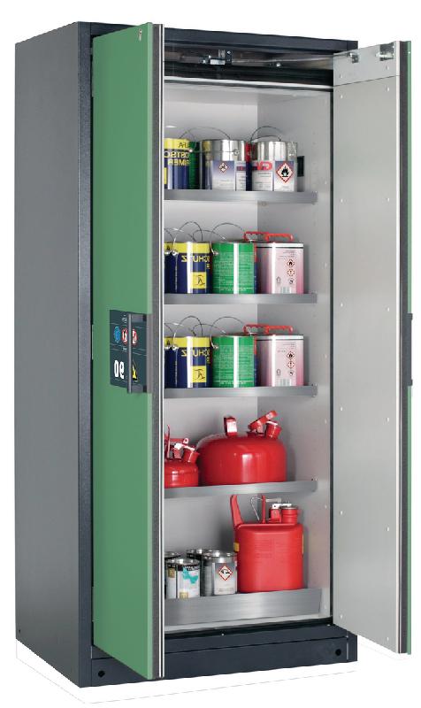 ARMOIRE SÉCURITÉ Q-PEGASUS-90 Q90.195.090.WDAC GRIS/VERT - MANUTAN COLLECTIVITÉS