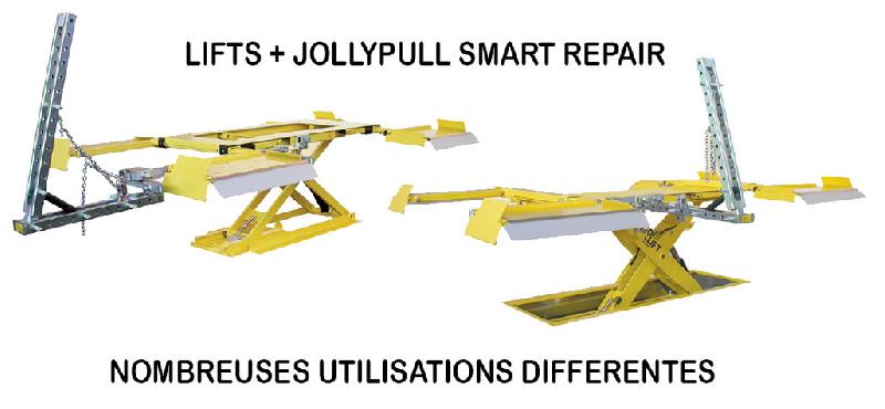 Banc de redressage - JOLLYPULL Smart Repair (Fitim) - Kit complet équerre de traction 4T - Fabriqué en Italie_0
