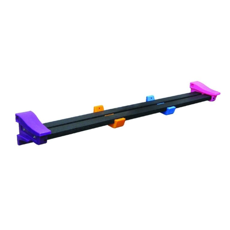 Banc mural pour enfants - plastique 100% recyclé - résistant et hygiénique - 2050mm x 320mm_0
