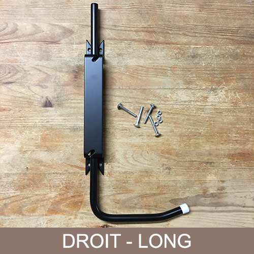 BLOQUE VOLET LONG NOIR  DROIT