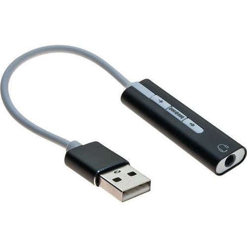 CARTE SON EXTERNE USB JACK UNIQUE TRIPLE BAGUE - CUC
