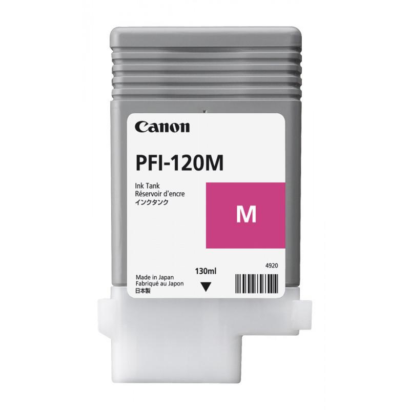 Cartouche d'encre Canon PFI-120 Magenta - 130 ml - Compatible traceurs TM-200, TM-205, TM-300, TM-305, TM-300MFP36, TM-305MFP36, TM-200MFPL24ei, TM-300MFPL24ei_0