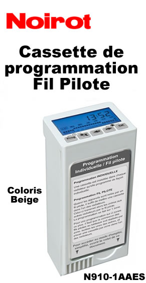 CASSETTE DE PROGRAMMATION MÉMOPROG 2 FIL PILOTE - NOIROT - N910-1AAES