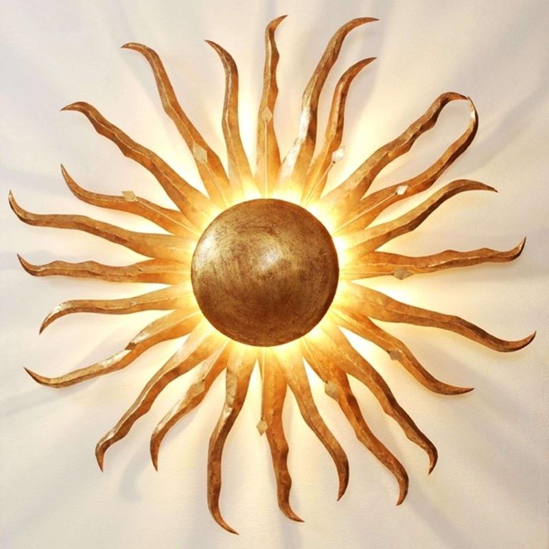 HOLLÄNDER CHARMANTE APPLIQUE SONNE GOLD Ø 70 CM