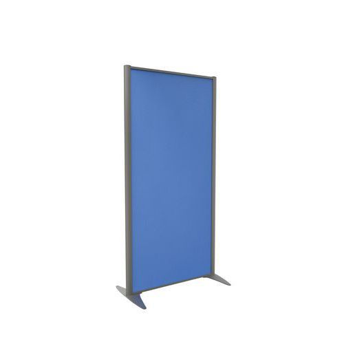 CLOISON KP+ TISSUS BLEU PROFIL ARGILE 160X81 CM - CLEN