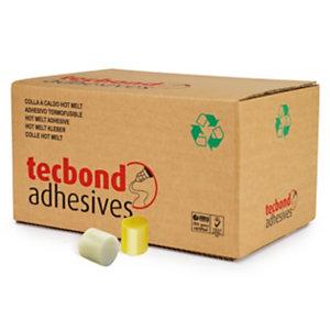 COLLE THERMOFUSIBLE POLYVALENTE JAUNE EN PLOTS, POUR EMBALLAGE
