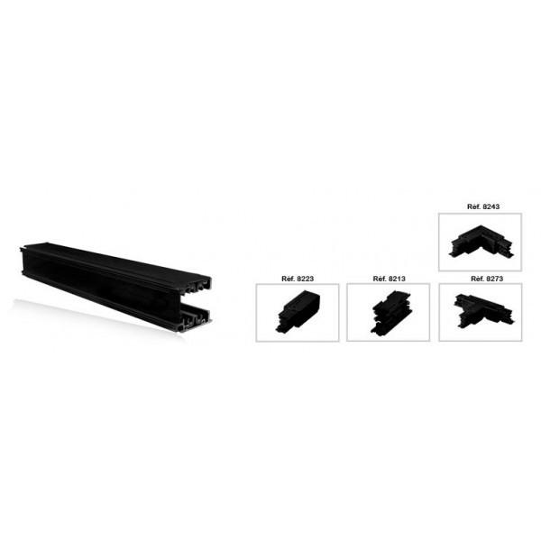 CONNECTEUR TRIPHASE JONCTION COULEUR NOIR 230V