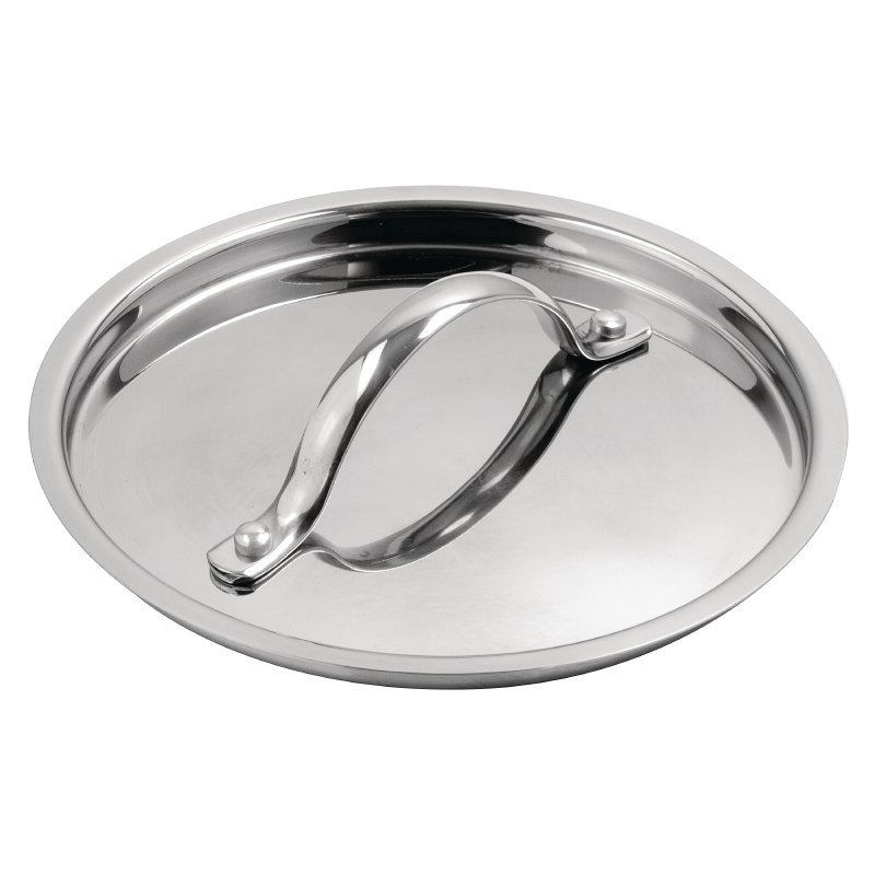 COUVERCLE EN ACIER INOXYDABLE VOGUE PRO, 16 CM