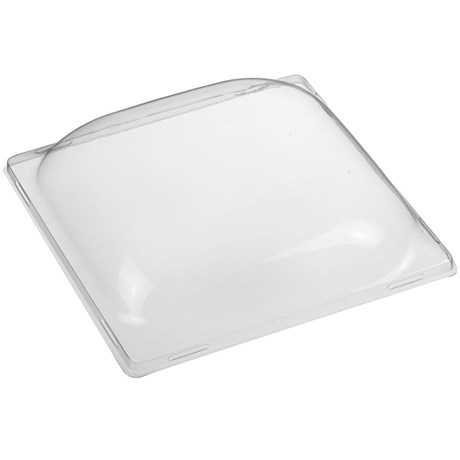 COUVERCLE EN PULPE DE CANNE POUR ASSIETTE IMAGINE 20 X 20 CM (VENDU PAR 100)