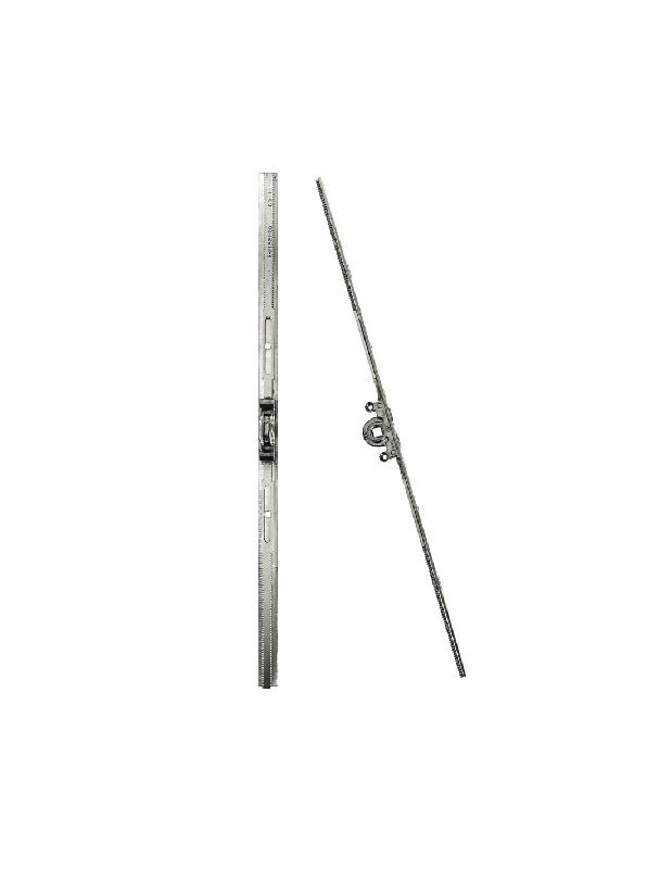 CRÉMONE OB F15 DF/DV AJUSTABLE HAUT ET BAS L 1530MM COTE D 700MM 2 GALETS - FERCO - G-22048-00-0-1