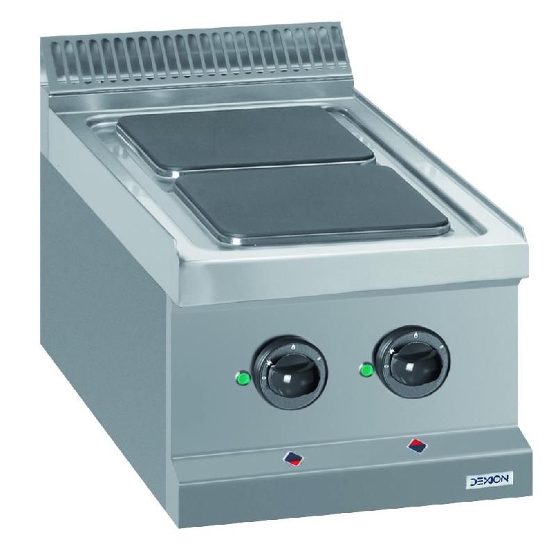 CUISINIÈRE ÉLECTRIQUE DEXION SÉRIE 77 - 40/70, APPAREIL À POSER - PLAQUES DE CUISSON CARRÉES