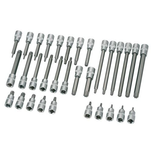 DOUILLE TOURNEVIS 1/2'' EMPREINTE TORX - MÂLE - T20 - 100 MM SAM OUTILLAGE