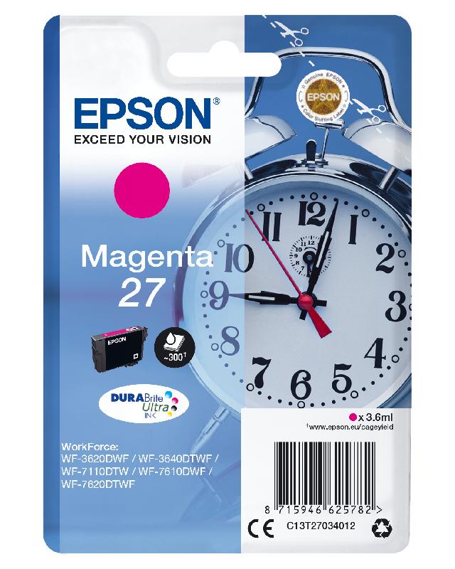 Epson Singlepack Magenta 27 DURABrite Ultra Ink_0