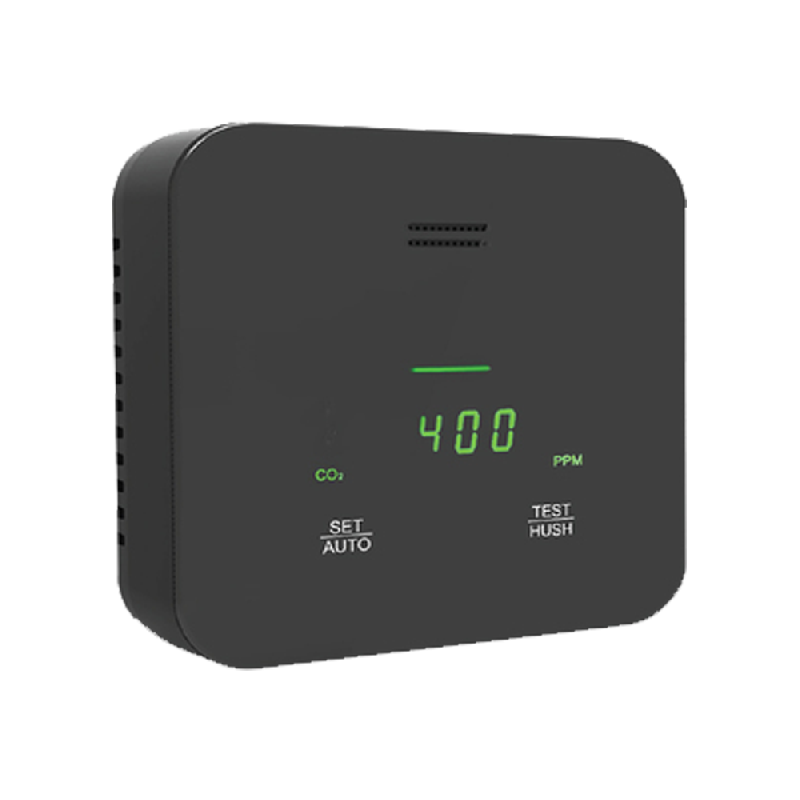 FI98CO2 - Moniteur de qualité de l'air intérieur avec affichage CO2, température et hygrométrie - Alerte vocale et code couleur_0