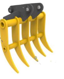 Godet râteau  destiné à la scarification des sols_0