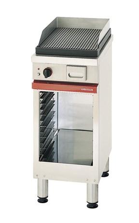 GRILL FONTE NERVURÉ GAZ 6 KW