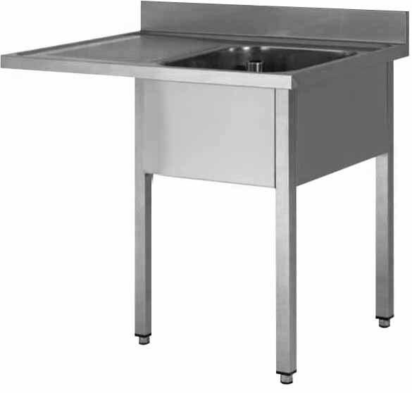 ITALCONCEPT L2G Plonge Inox 304 Demontable Encastrement Lv, 1 Bac 850mm x 1200mm x 600 mm - 3616350023124_0