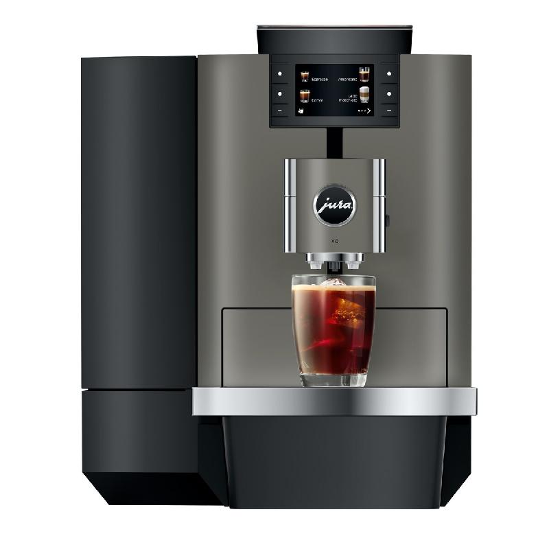JURA - X10 Dark Inox (EB) - Machine à café automatique avec infusion à froid et 35 spécialités - 7610917157648_0