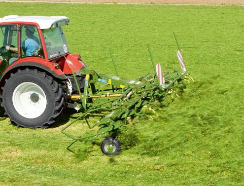 Kw 4.62 - 7.82 faneuses rotatives avec 4 et 6 rotors - krone - largeur de travail 4,60 à 7,80 m_0