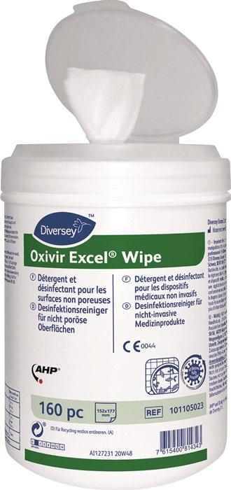 Lingettes désinfectantes Oxivir® Excel™ Wipe - 177x152 mm - DIVERSEY_0