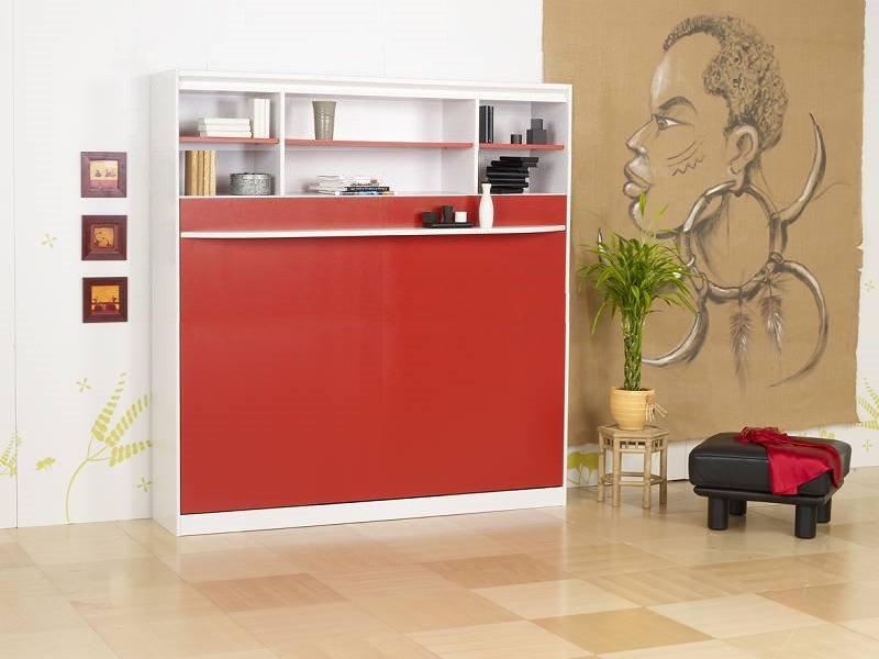 Lit Escamotable 140 Cm Transversale Studio 2000 Griffon Etageres