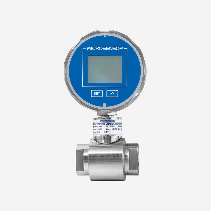 Transmetteur différentiel de pression sortie: 4~20ma pour la mesure précise d'écoulement industriel - MICROSENSOR MDM4760_0