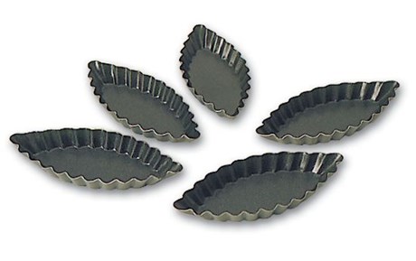 MOULE BARQUETTE EXOPAN® CANNELÉ 10 CM  (VENDU PAR 25)
