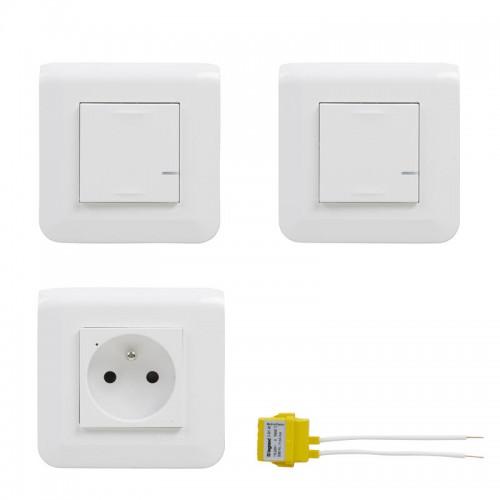 PACK EXTENSION - PRISE CONNECTÉE - MOSAIC - NETATMO - BLANC LEGRAND