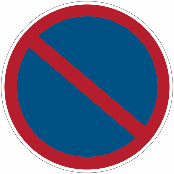 PANNEAU ISO 7010 STATIONNEMENT INTERDIT