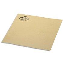 PAQUET DE 5 LAVETTES EN MICROFIBRE RECOUVERT DE PVA - DIMENSIONS L38 X H35 X P0,1 CM JAUNE