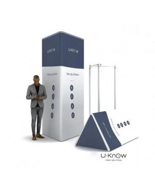 PARALLELEPIPEDE GONFLABLE 100 X 100 X 220CM - TOTEMS ET COLONNES GONFLABLES