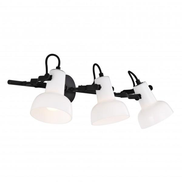 PARSON SPOT 3 MÉTAL-VERRE NOIR E14 - NORDLUX 47120003
