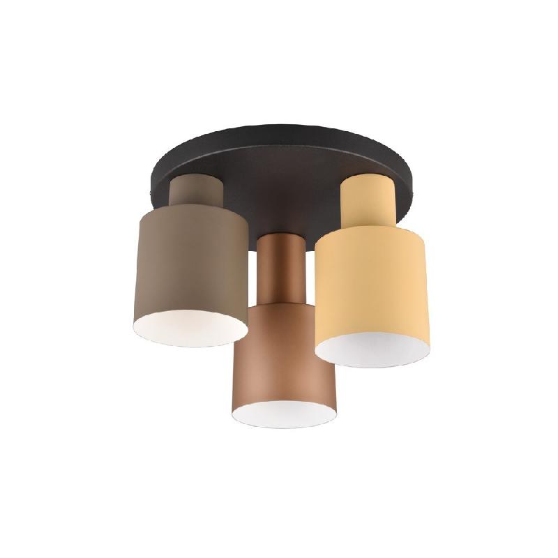 Plafonnier Led 3x E27, max. 40W, Multicouleur - Trio - Agudo - multicolore 4017807574616_0