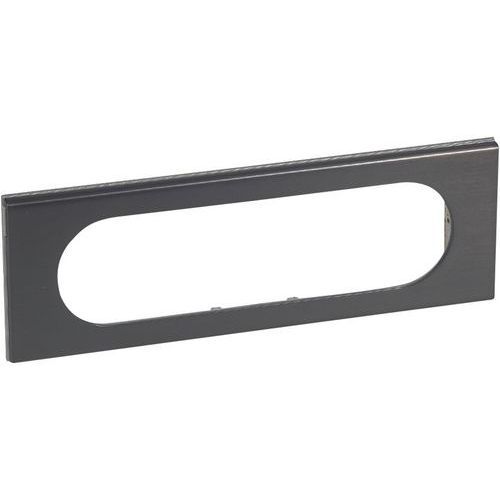 PLAQUE CÉLIANE 6 À 8 MODULES FINITION BLACK NICKEL - LEGRAND