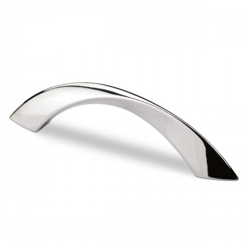 POIGNÉE DE MEUBLE CORIA EN ZINC FINITION CHROMÉ BRILLANT - PAR 4 HETTICH