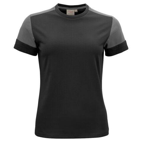 PRINTER PRIME PRIME T-SHIRT FEMMES NOIR/GRIS ACIER - TAILLE L