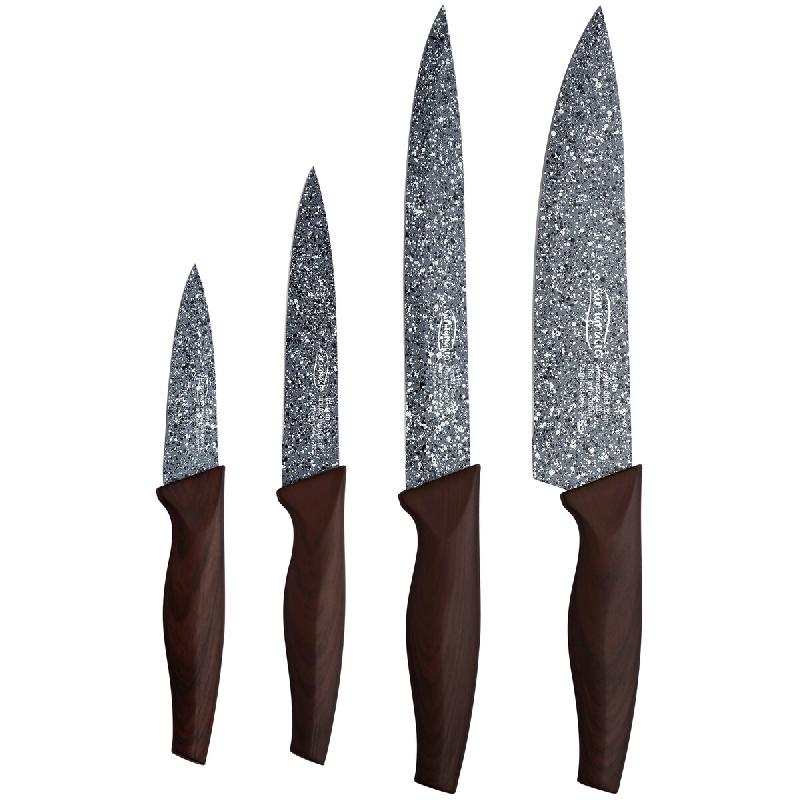 San Ignacio - Set de 4 couteaux en acier inoxydable, collection Daimiel - gris inox Q3247_0