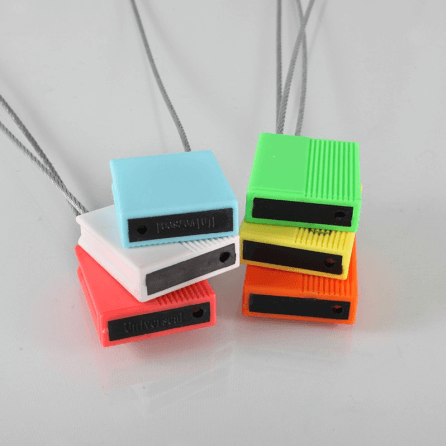 Scellé Câble galvanisé Tête PE 26x21x7 mm L 250 mm - Tige Ø 1.5 mm - Vert_0