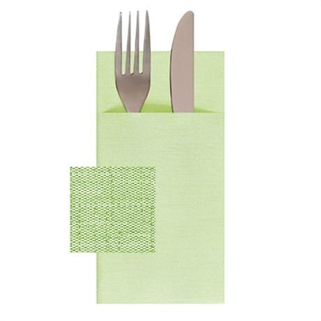 SERVIETTE CANGURITO   DRY COTTON 55 G/M² 33X40 CM AIRLAID KIWI (VENDU PAR 900)